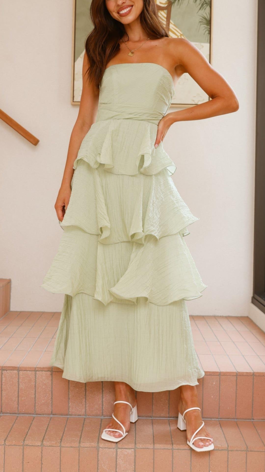 Beatrice | Elegant Satin Off-Shoulder Dress