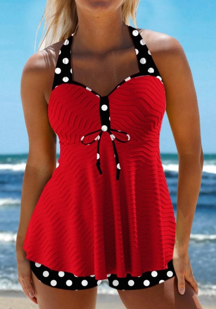 Violet | Polka Dot Swimwear Set