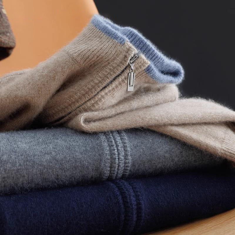 Eli | Relaxed Fit Sweater with Zip