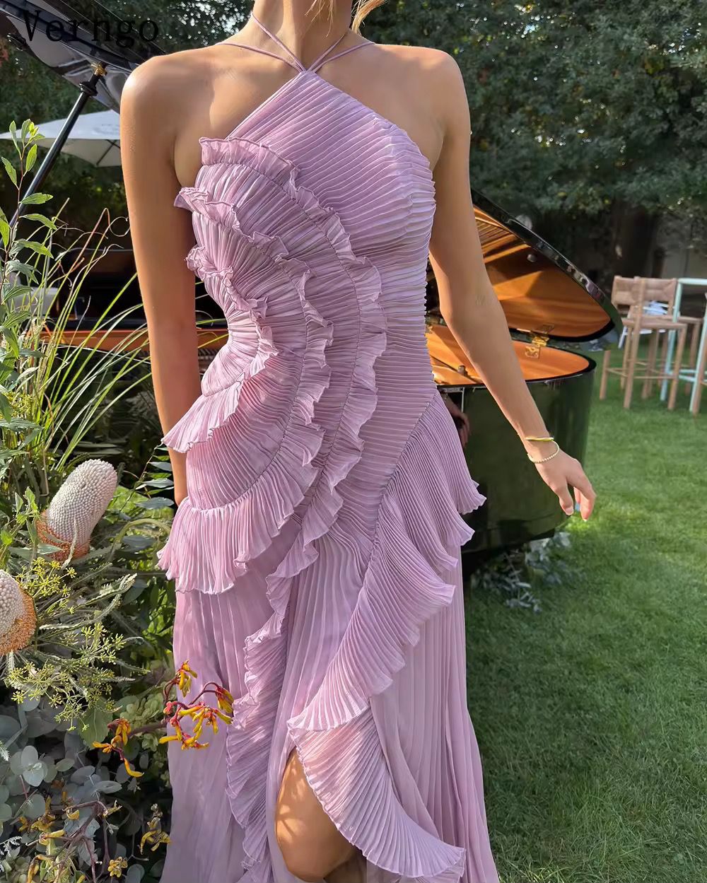 Caroline | Stylish Pleated Midi Dress