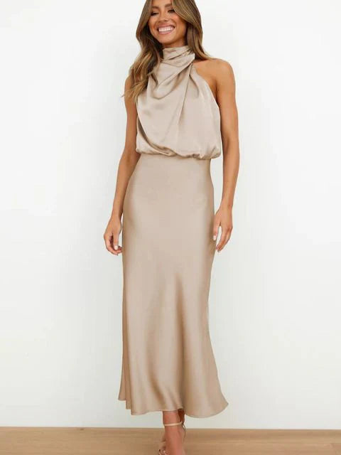 Zoey | Elegant Halter Neck Dress