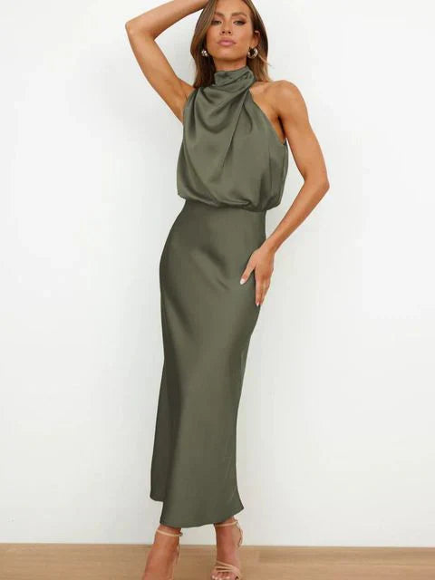 Zoey | Elegant Halter Neck Dress