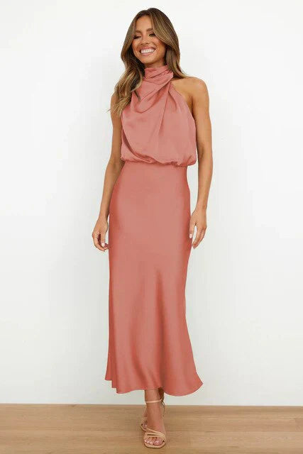 Zoey | Elegant Halter Neck Dress