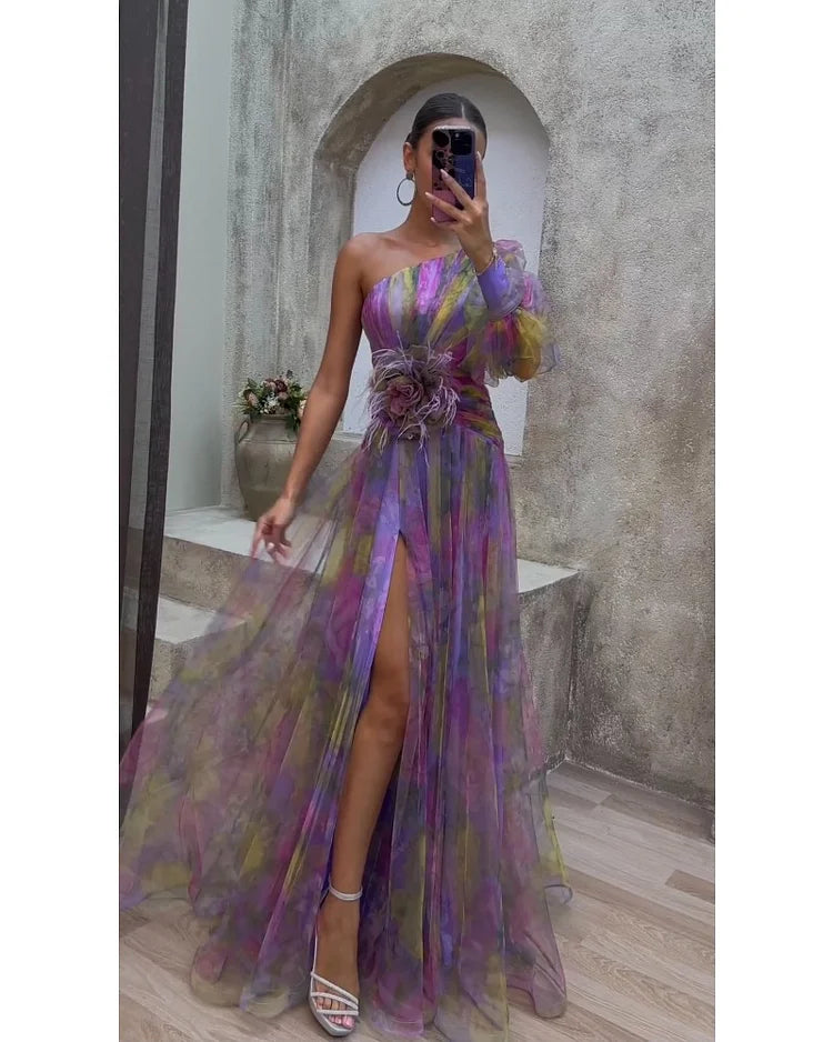 Ella | Elegant Summer Floral Gown