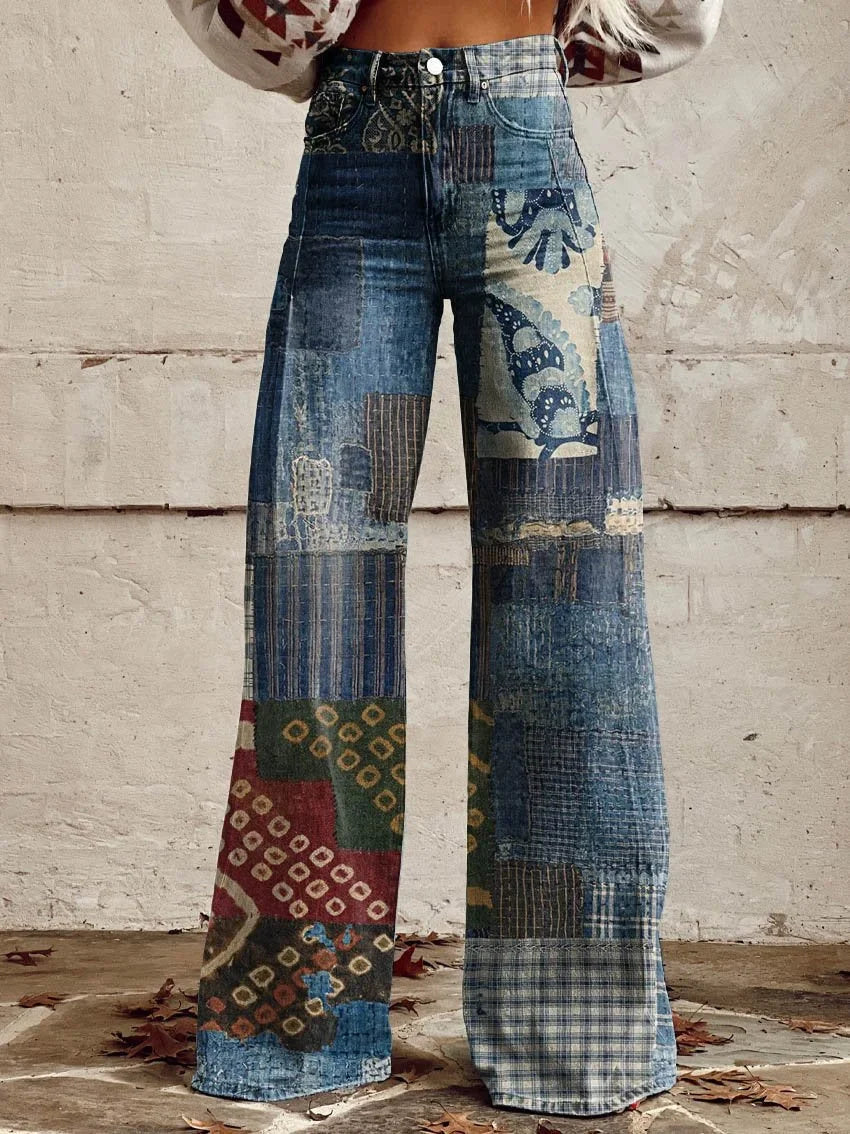 Karen | Boho Style Patchwork Denim