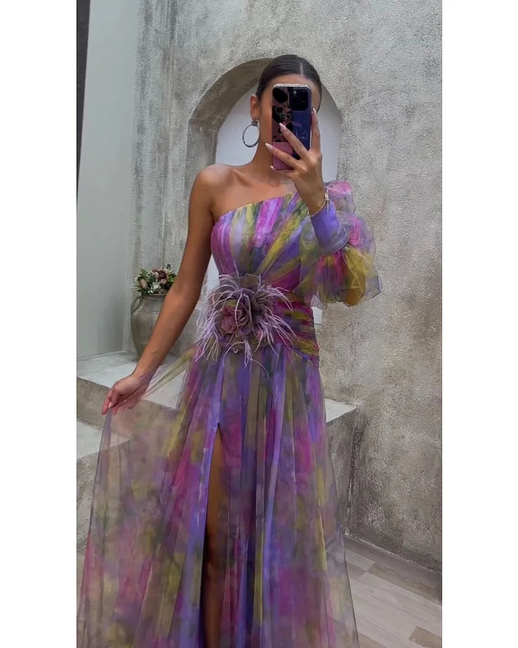 Ella | Elegant Summer Floral Gown