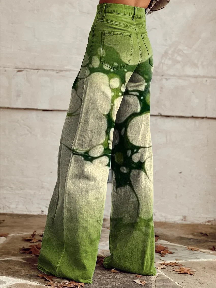 Melanie | Casual Wide-Leg Artistic Jeans