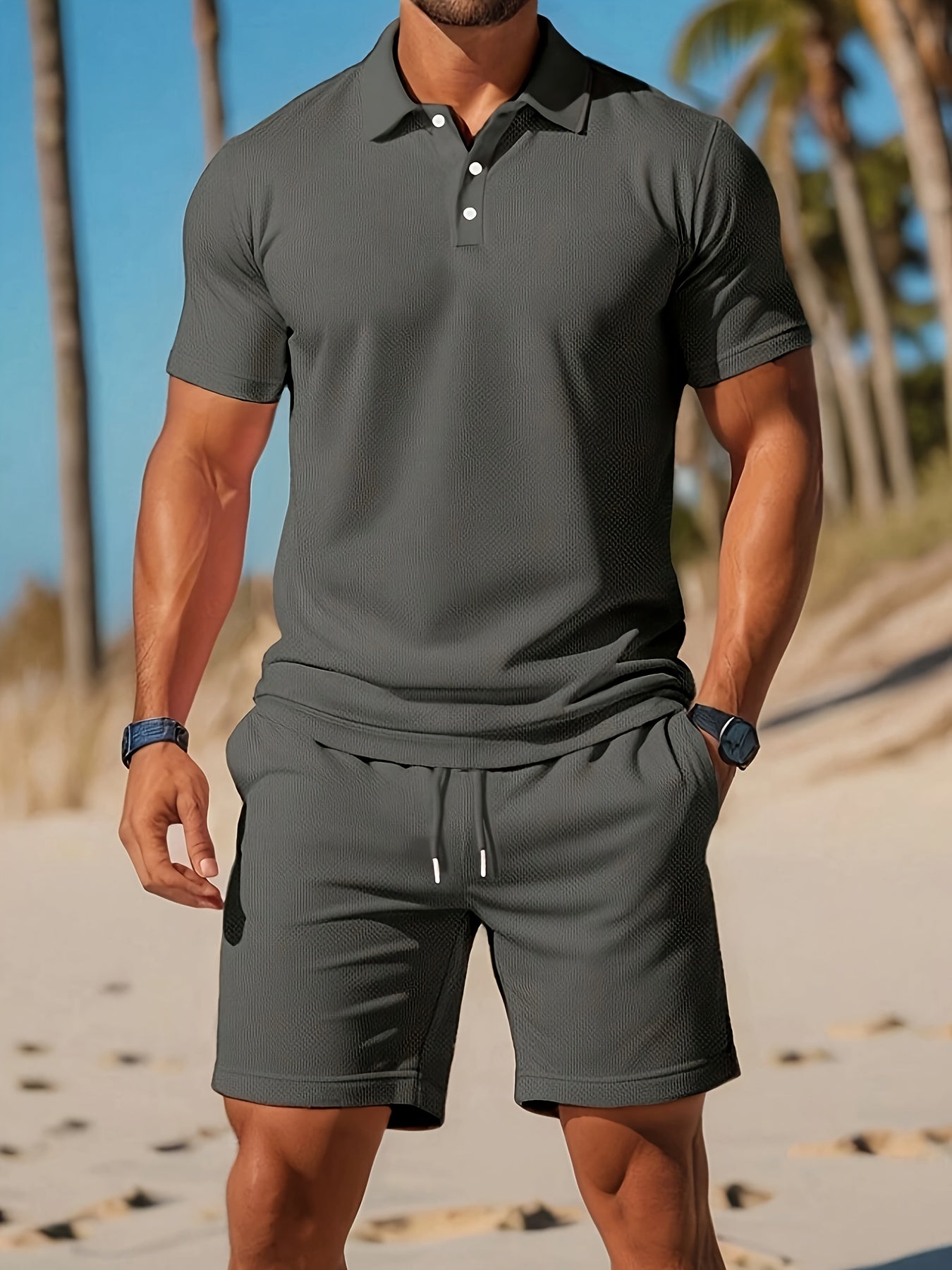Louis | Casual Polo Set Men
