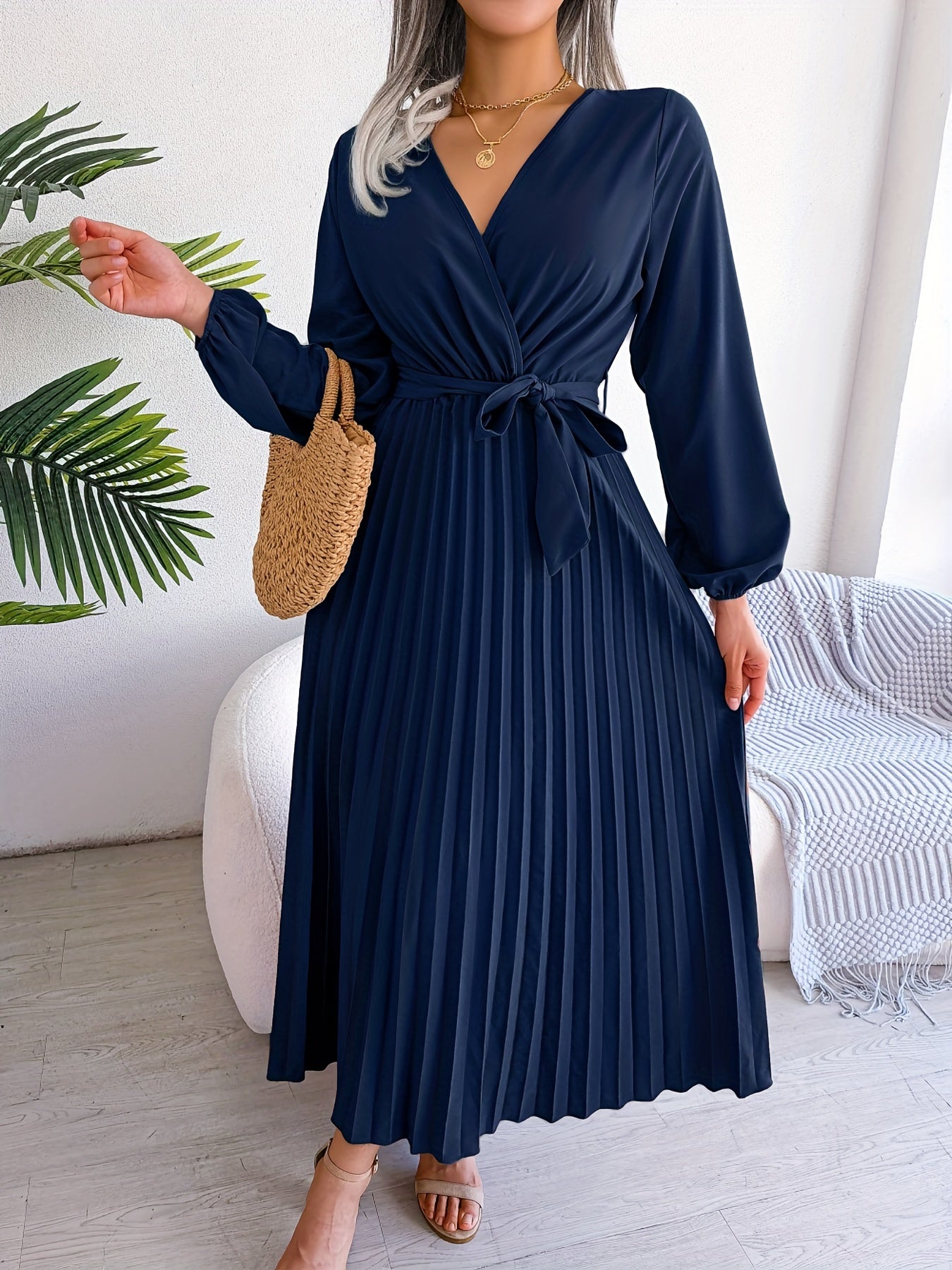 Caitlin | Classic Pleated Waist Dress