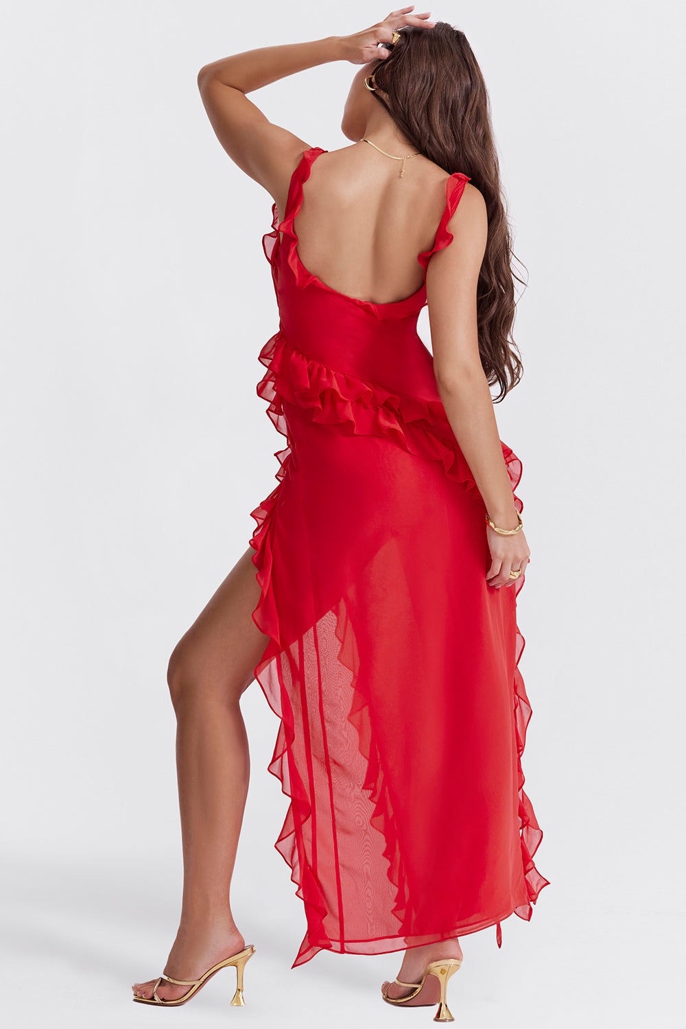 Addison | Stylish Ruffle Maxi Dress