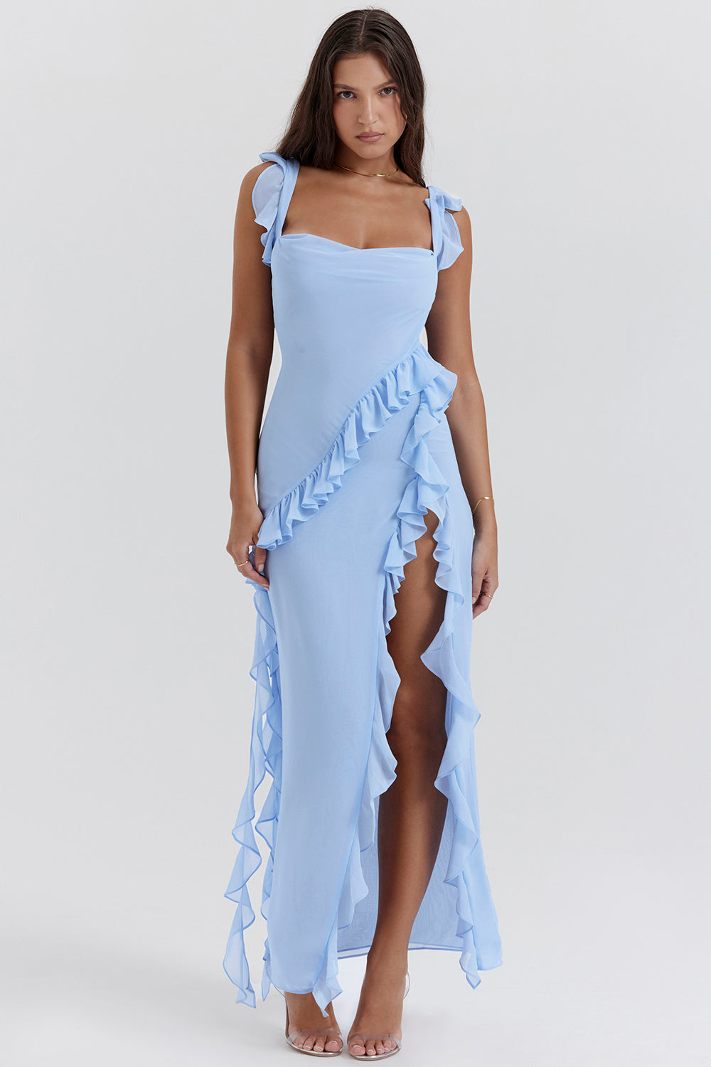 Addison | Stylish Ruffle Maxi Dress