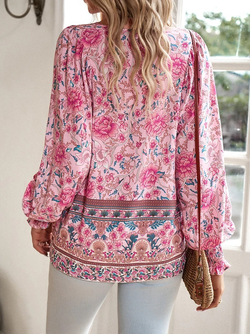 Emma | Summer Floral Top
