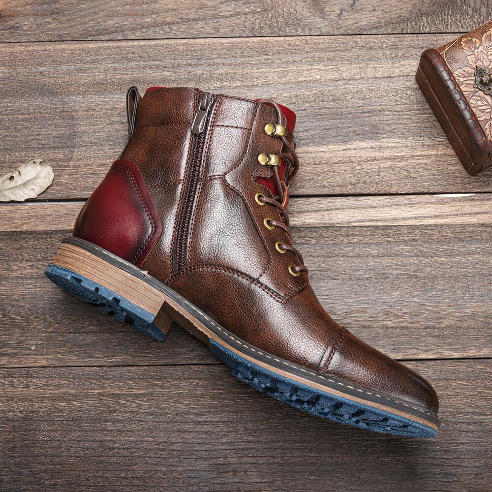 Aidan | Stylish Lace-Up Boots