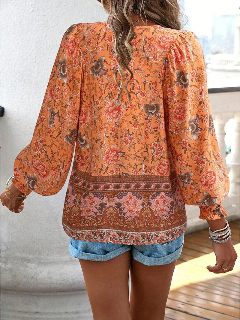 Emma | Summer Floral Top