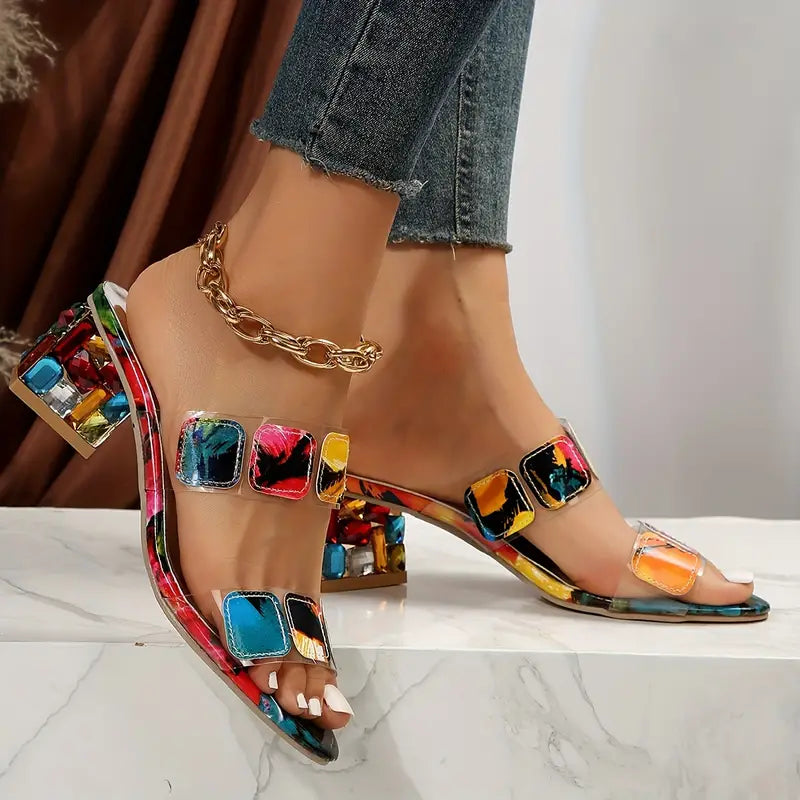 Katherine | Stylish Summer Block Heels