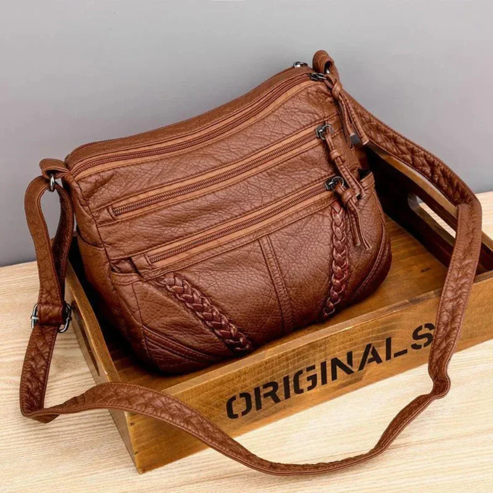 Anastasia | Practical Zip Detail Shoulder Bag