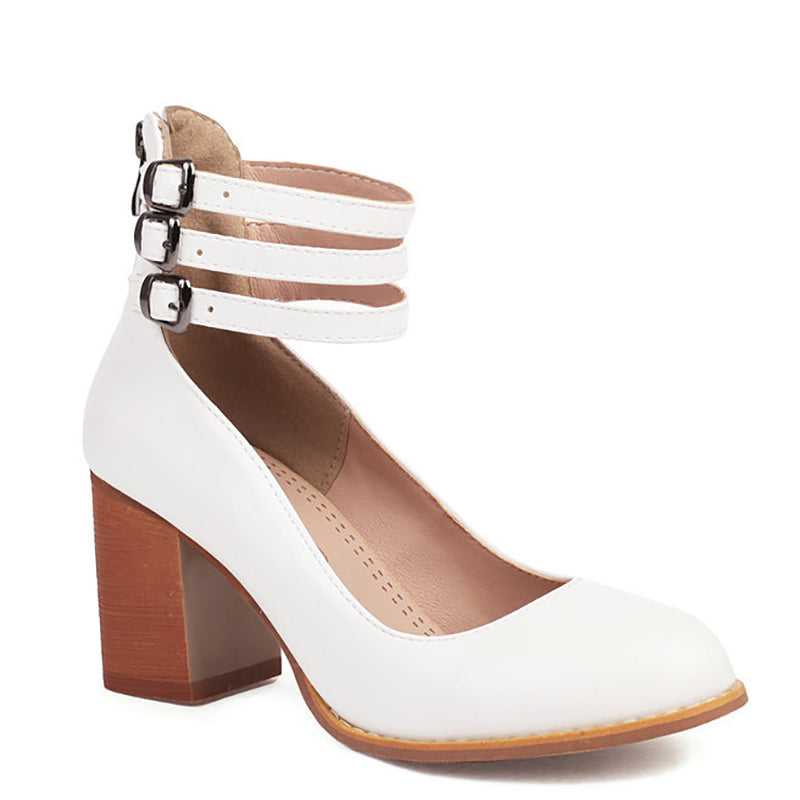 Jasmine | Stylish Comfortable Block Heel Pumps