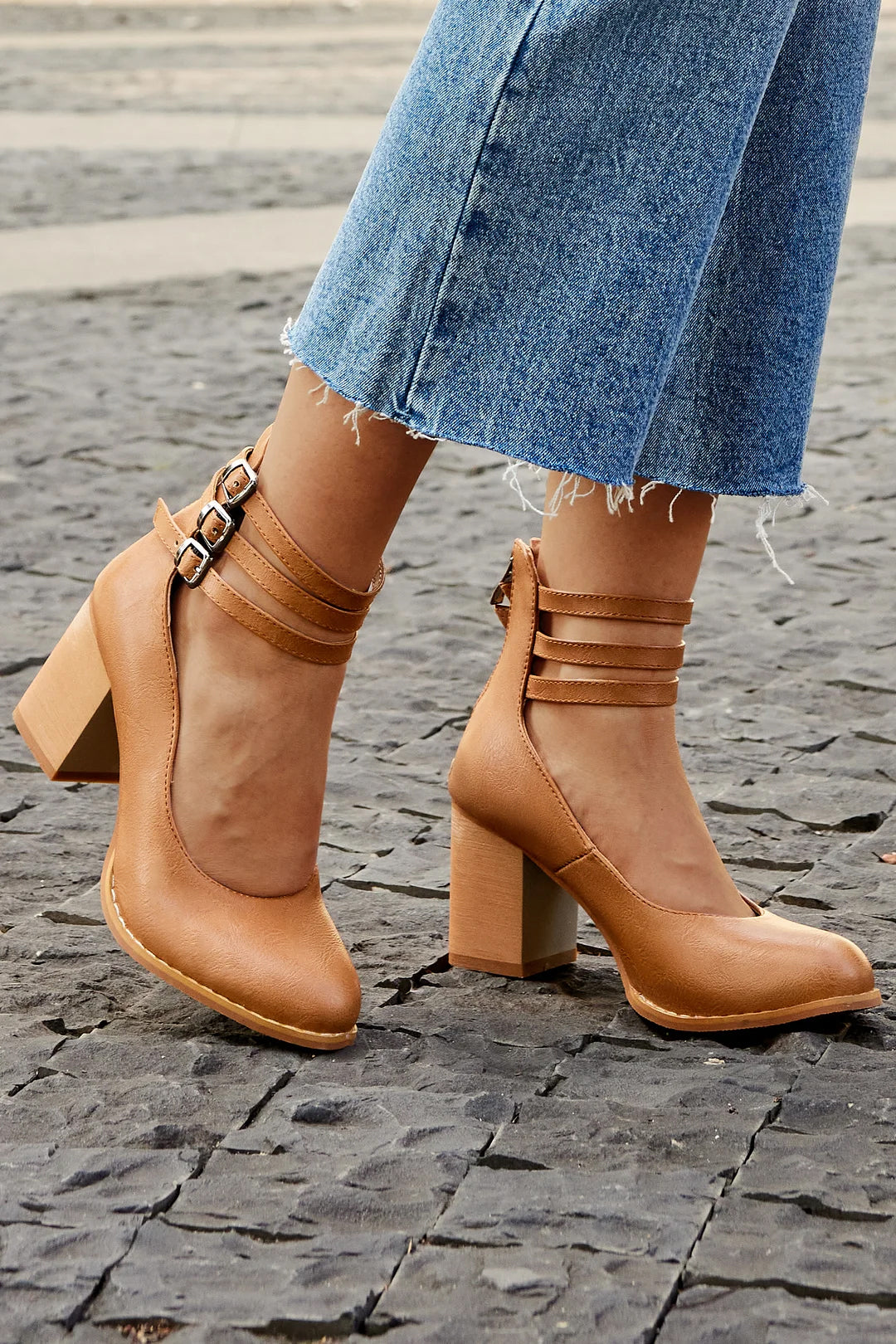 Jasmine | Stylish Comfortable Block Heel Pumps