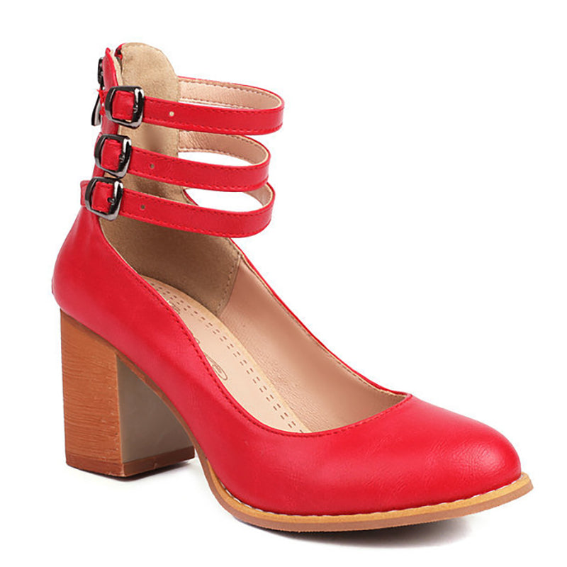 Jasmine | Stylish Comfortable Block Heel Pumps