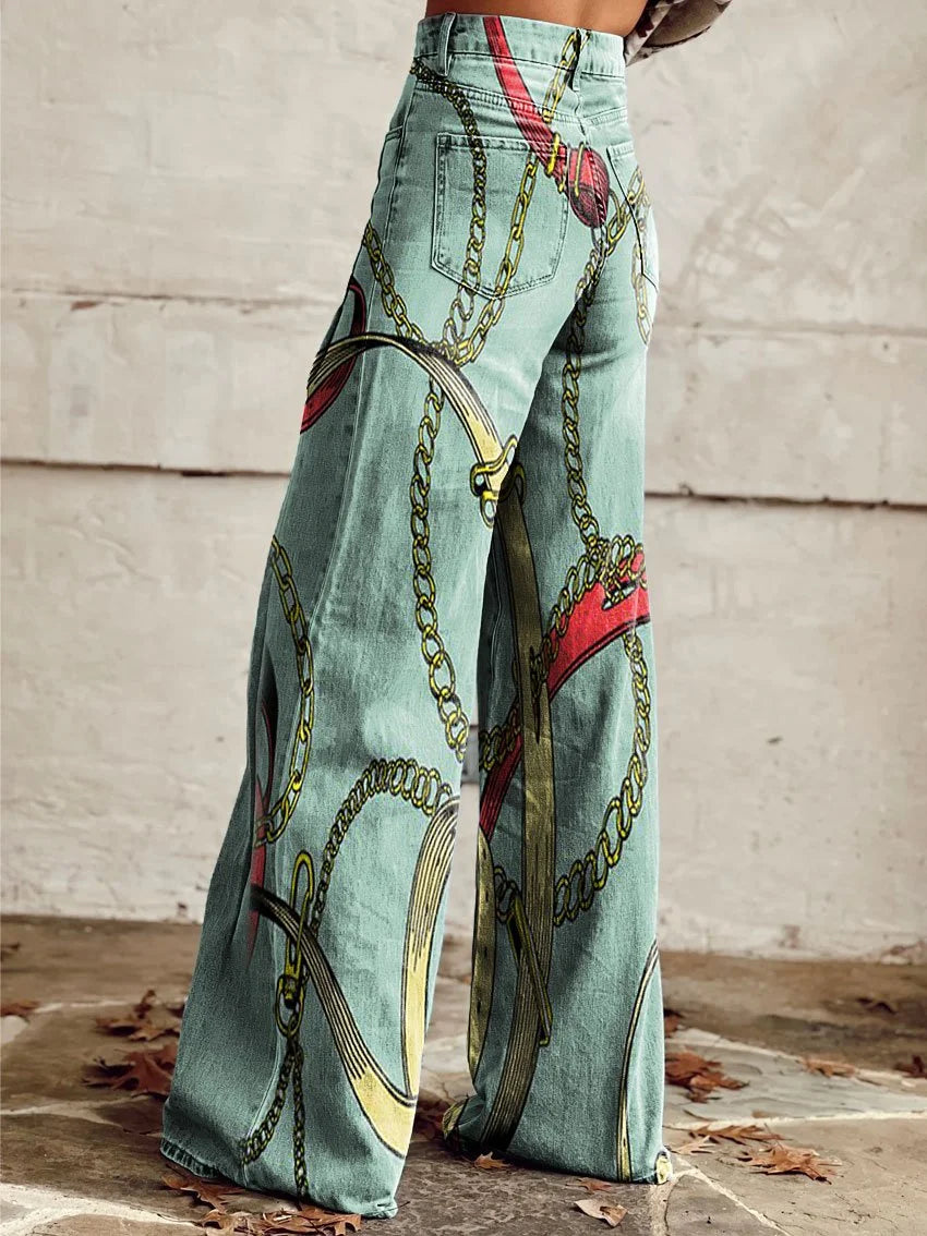 Susan | Stylish High-Waist Wide Jeans