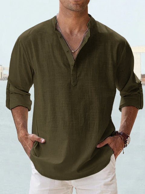 Noah™ | Breathable Linen Shirt