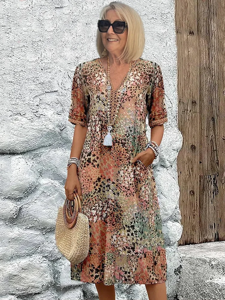 Dakota | Vibrant Floral Print Dress