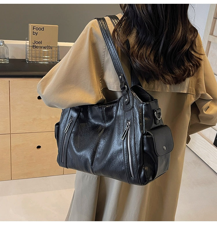 Bianca | Stylish Zip-Detail Shoulder Bag