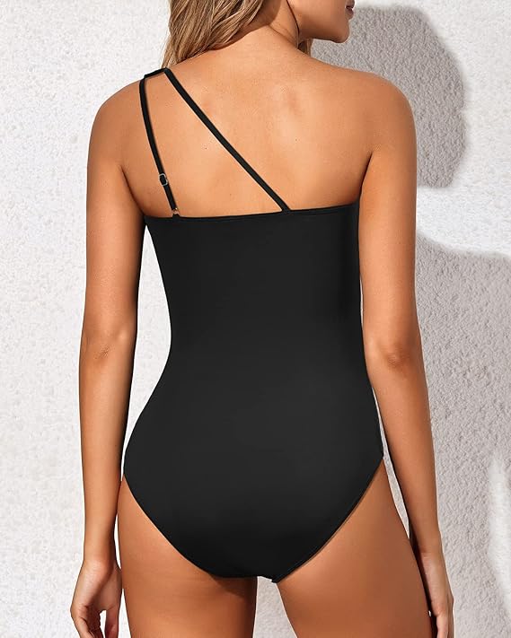 Faith | One-Shoulder Leopard Swimsuit