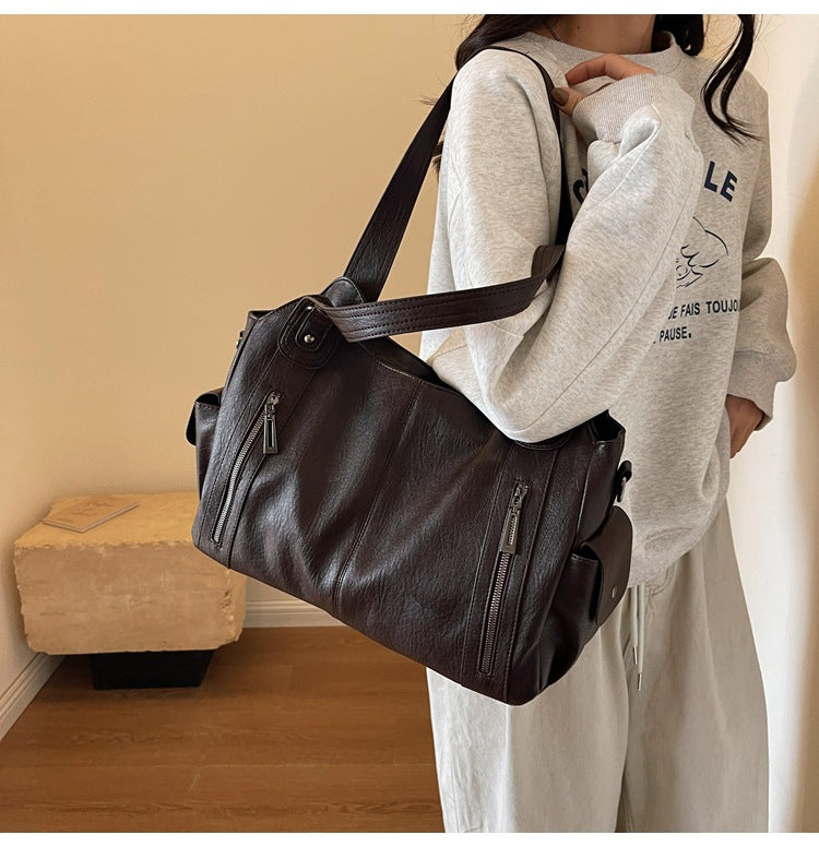 Bianca | Stylish Zip-Detail Shoulder Bag