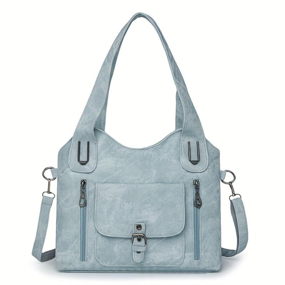 Bonnie | Casual Zip Pocket Tote Bag