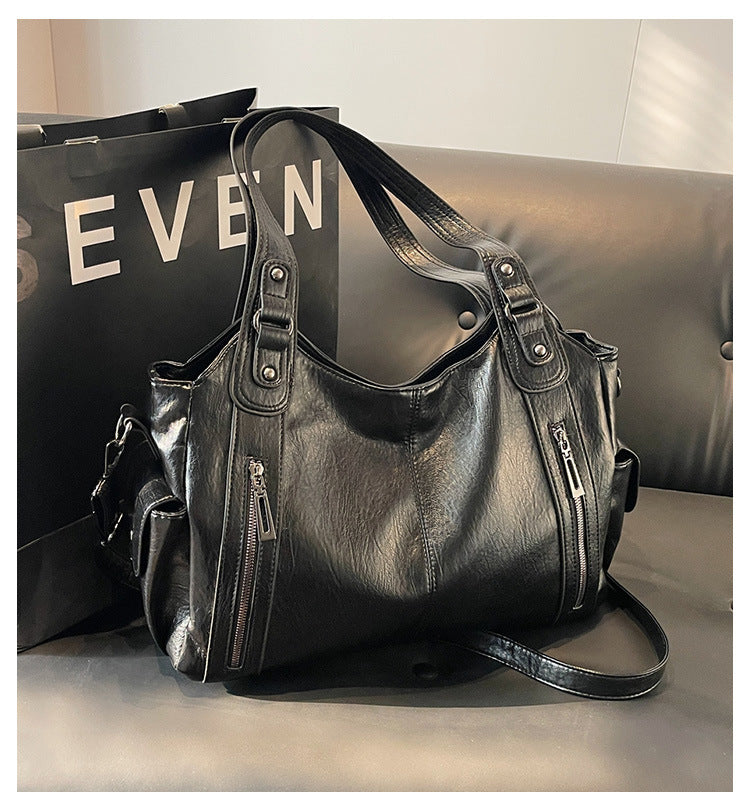 Bianca | Stylish Zip-Detail Shoulder Bag