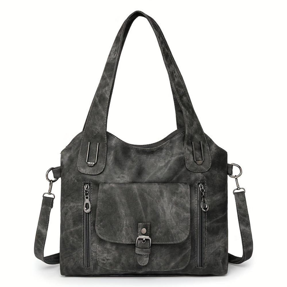 Bonnie | Casual Zip Pocket Tote Bag