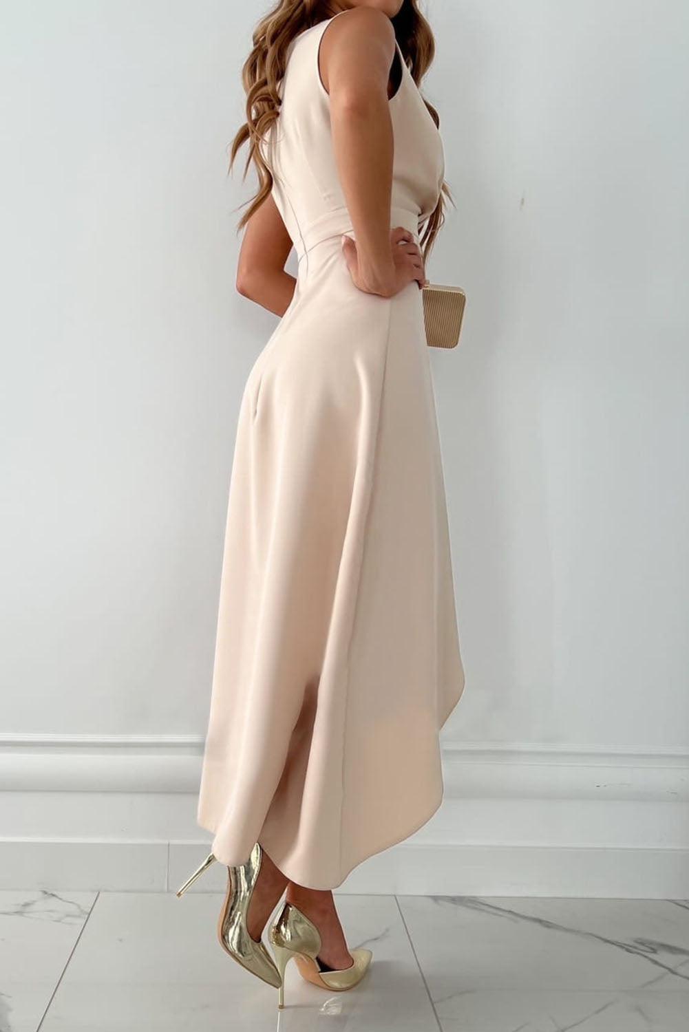 Ada | Draped V-Neck Wrap Dress