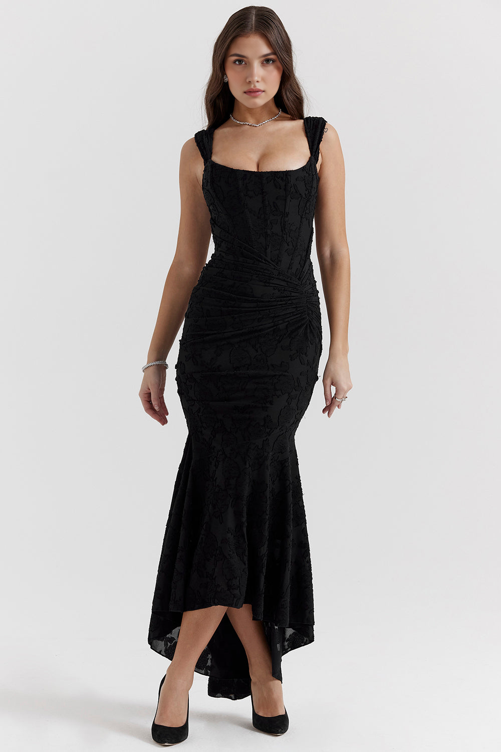 Alicia | Romantic Lace Detail Gown