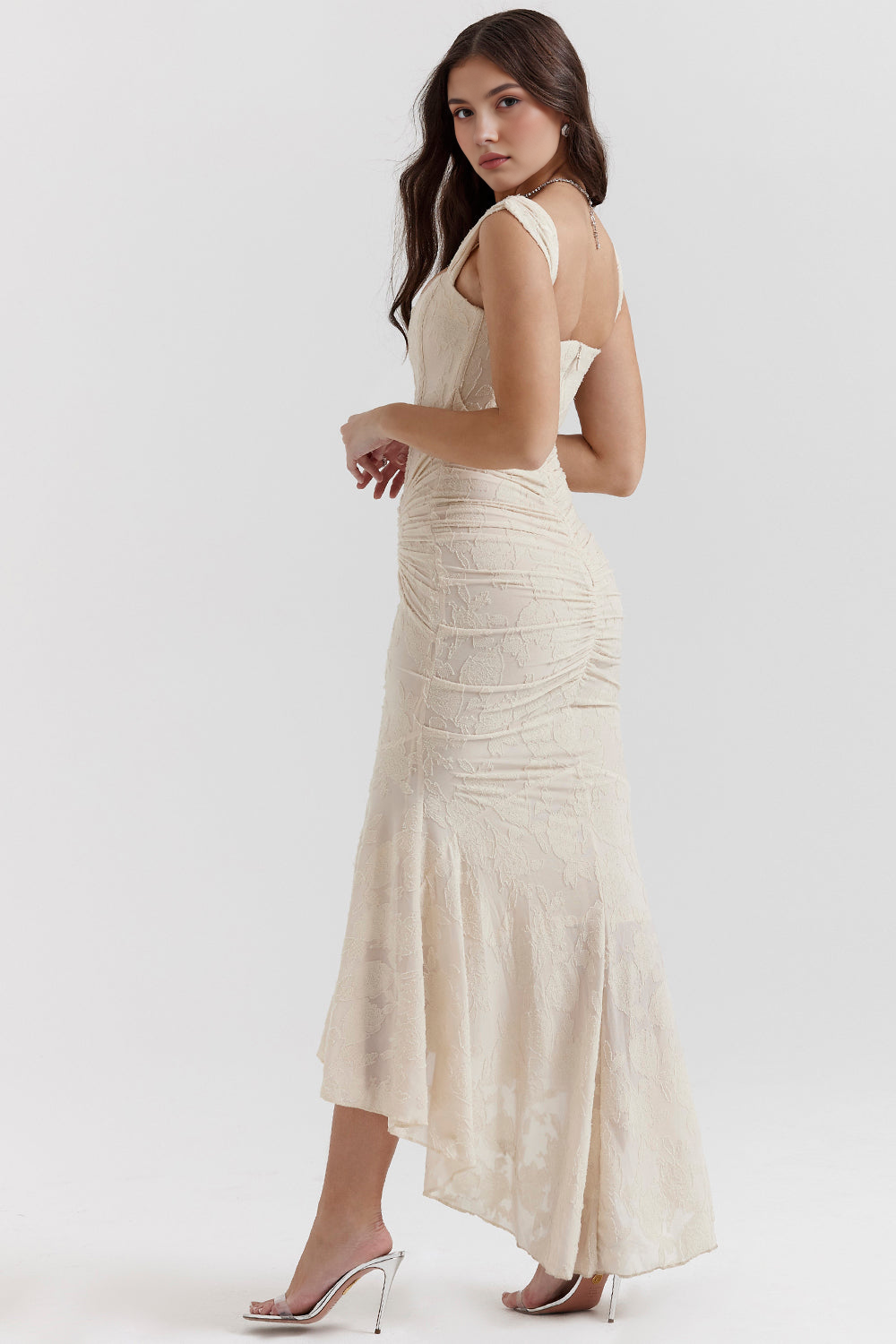 Alicia | Romantic Lace Detail Gown
