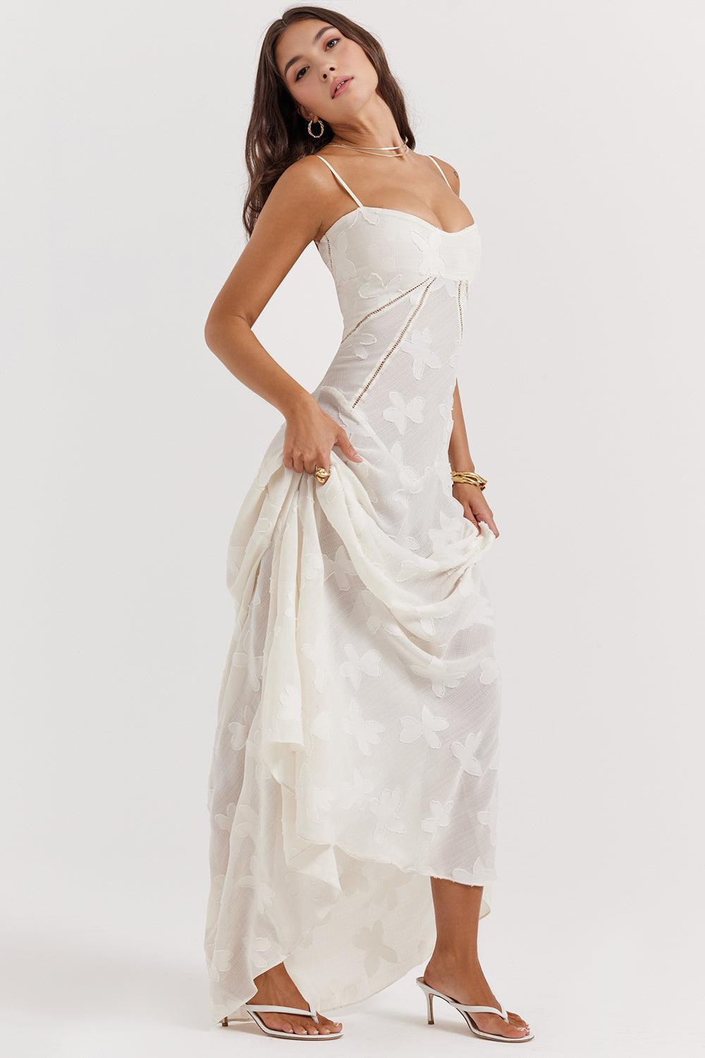 Isla | Elegant Orchid Maxi Dress