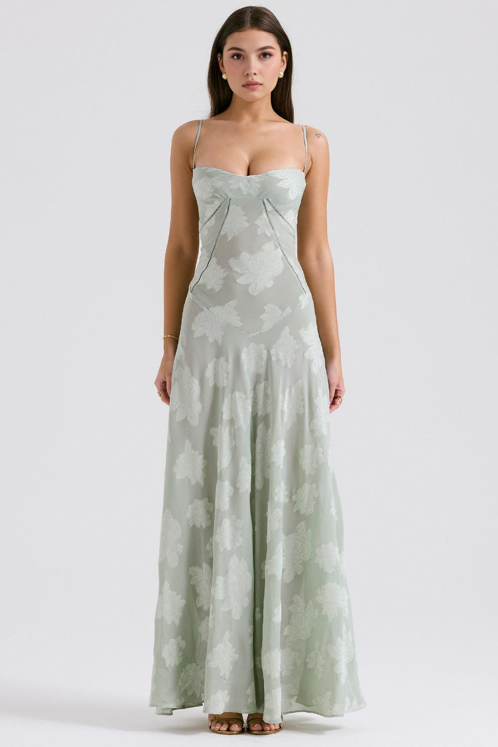 Isla | Elegant Orchid Maxi Dress