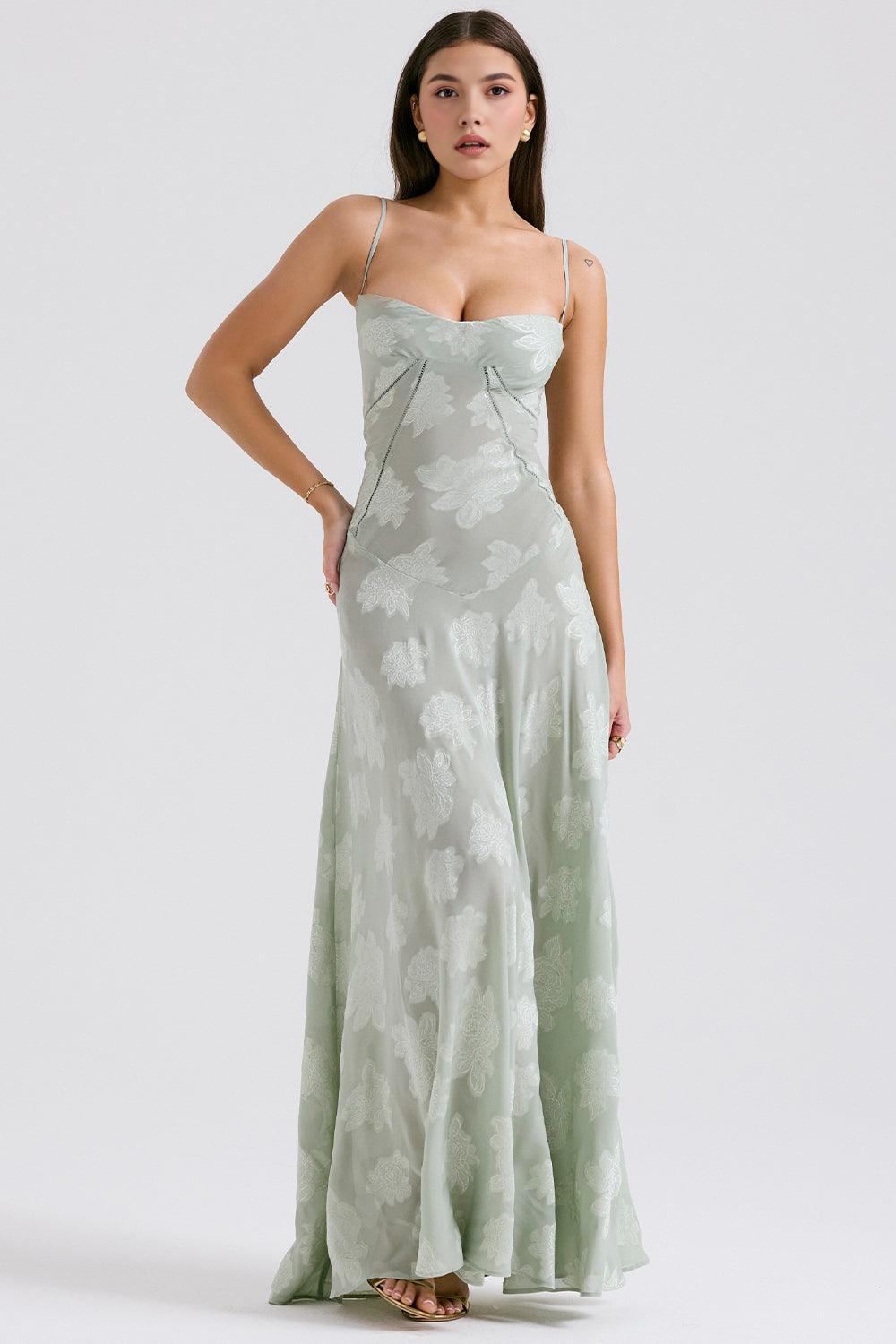 Isla | Elegant Orchid Maxi Dress