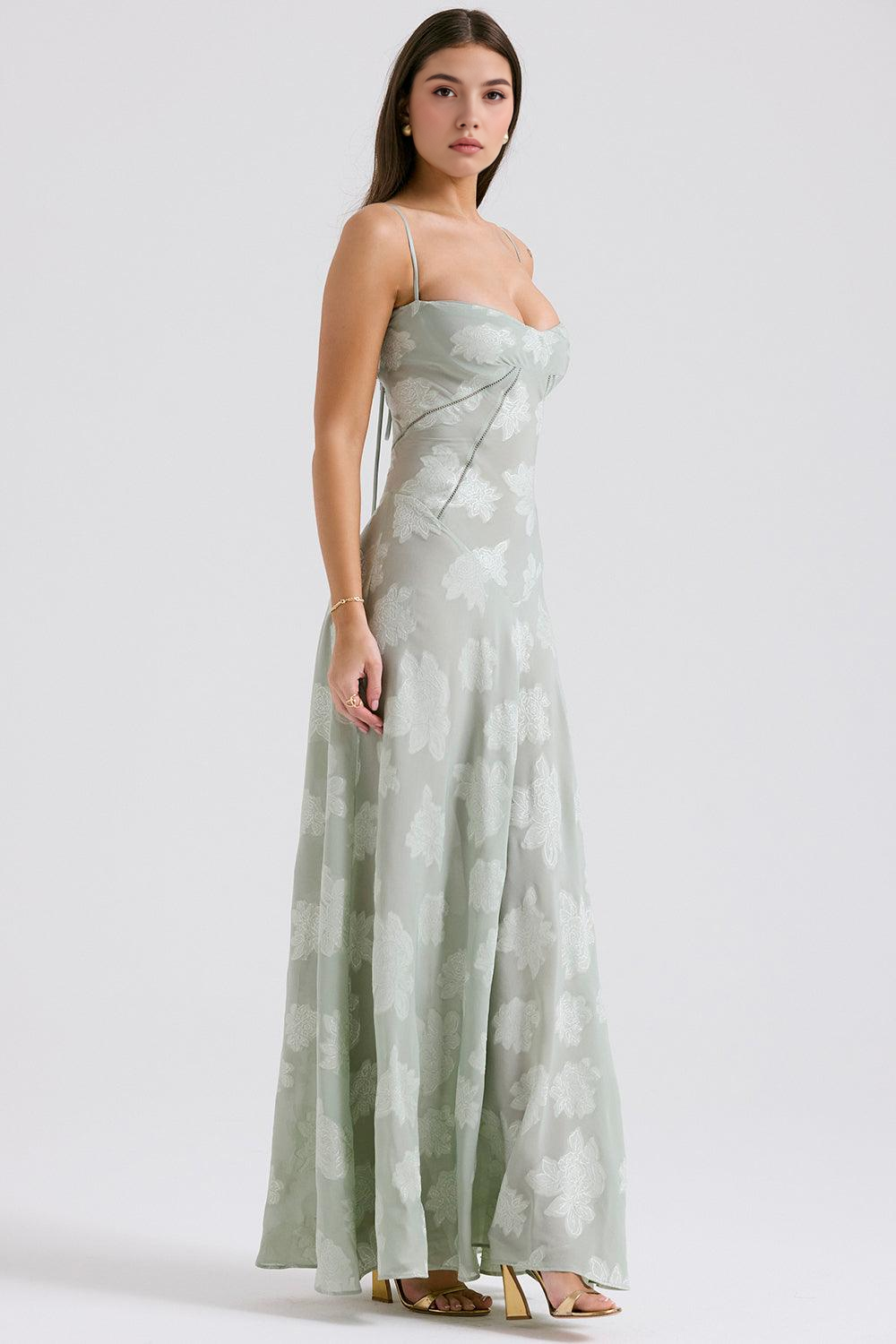Isla | Elegant Orchid Maxi Dress