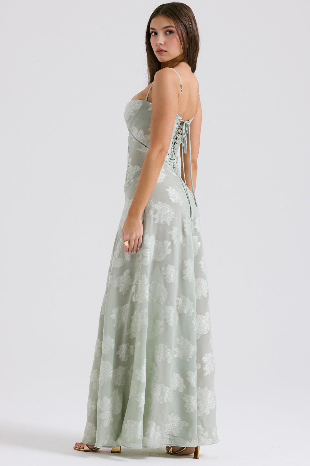 Isla | Elegant Orchid Maxi Dress