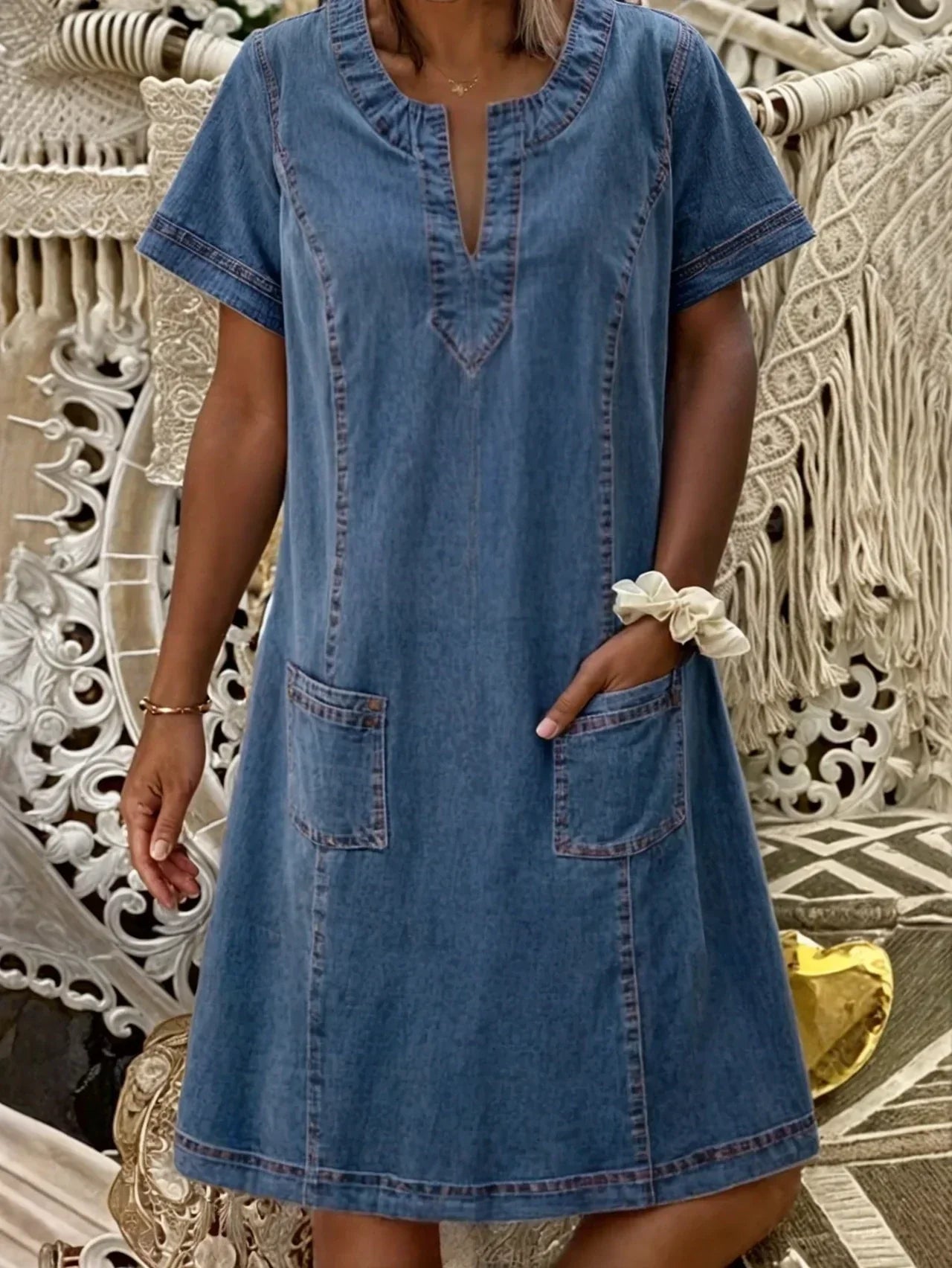 Bonnie | Casual Relaxed Pocket Dress