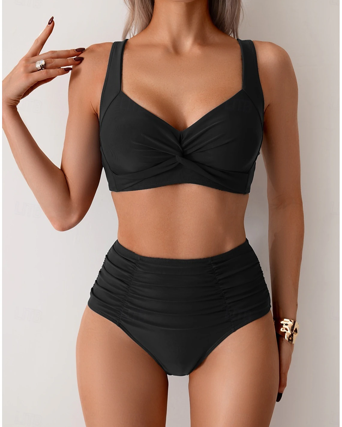 Ava | Trendy Textured Bikini Look