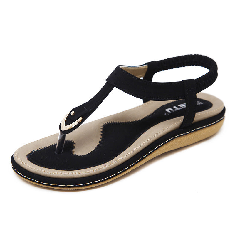 Julia | Comfortable Summer T-Strap Sandals