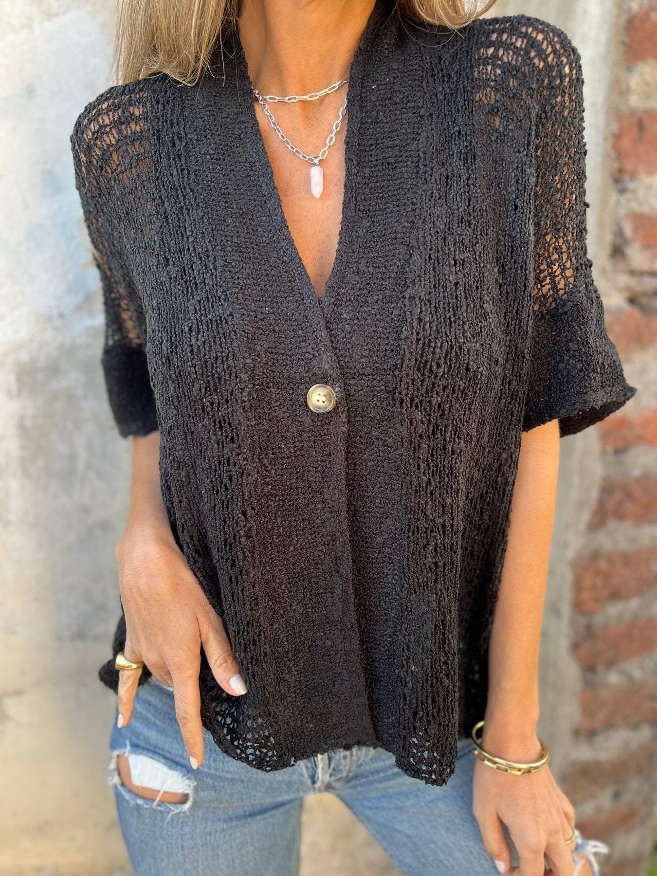 Diana | Stylish Open-Front Knit Cardigan