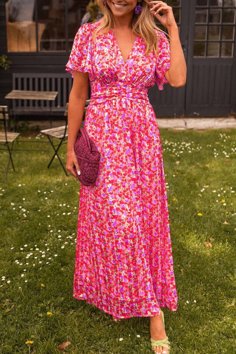 Catherine | Elegant Floral Maxi Dress
