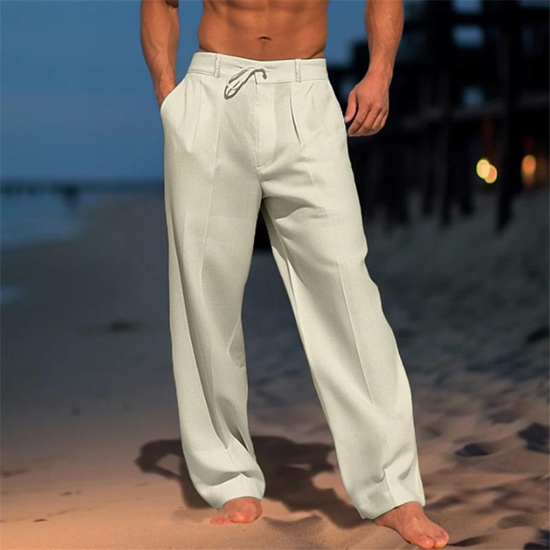 Keith | Relaxed  Linen Beach Pants Men