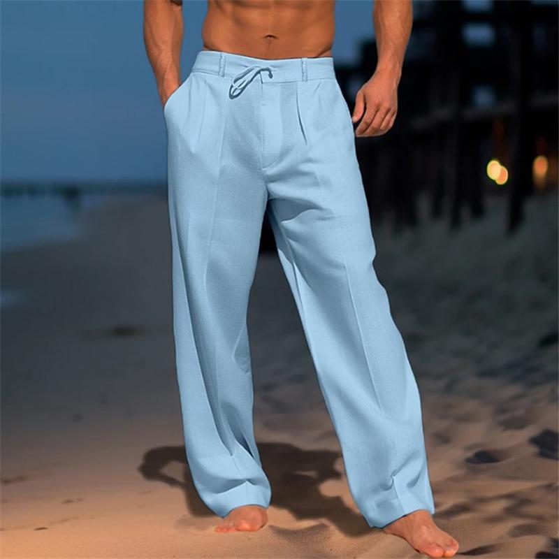 Keith | Relaxed  Linen Beach Pants Men