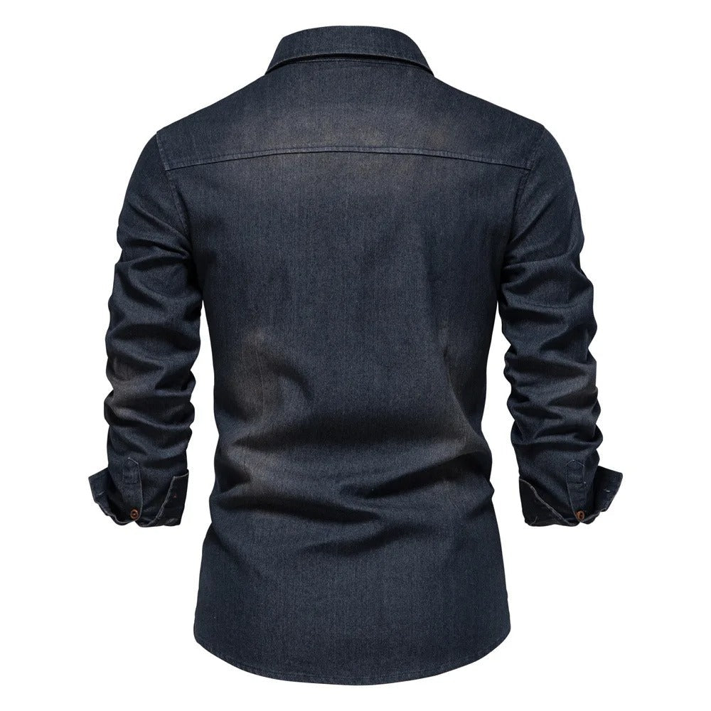Liam | Classic Denim Shirt Men