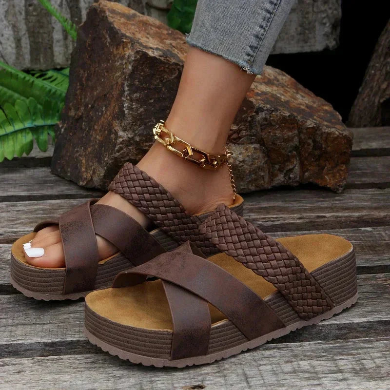 Isabelle | Bentari Braided Strap Sandals