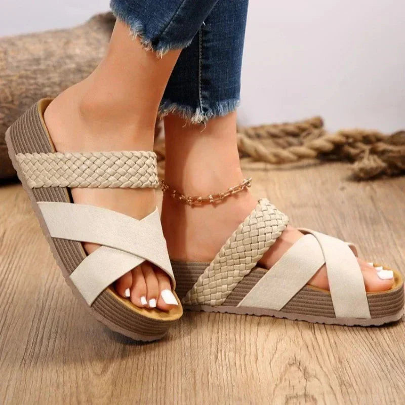 Isabelle | Bentari Braided Strap Sandals